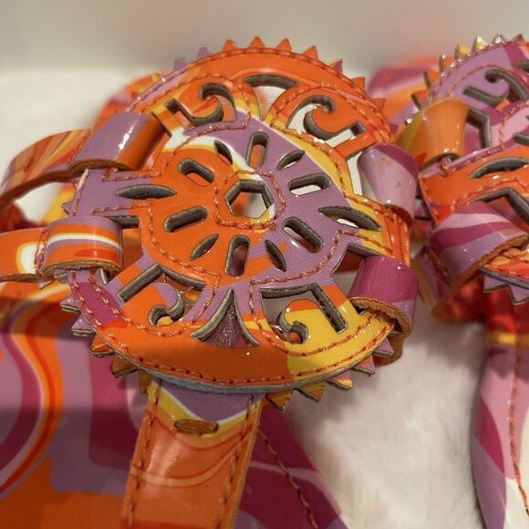 Circus NY Sam Edelman Women’s Sandals Shoes Size 7 Tie Dye Thong Flip Flops NEW - Picture 16 of 16